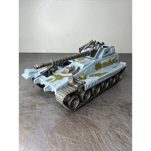 VTG 1986 TANK Lanard Toys Corps Blue Camo Mission Vehicle Marauders Missing Part